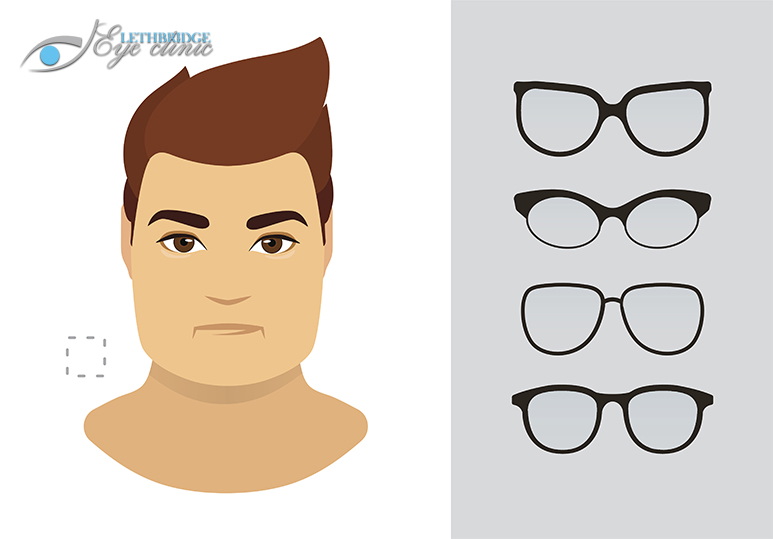 square face glasses Calgary